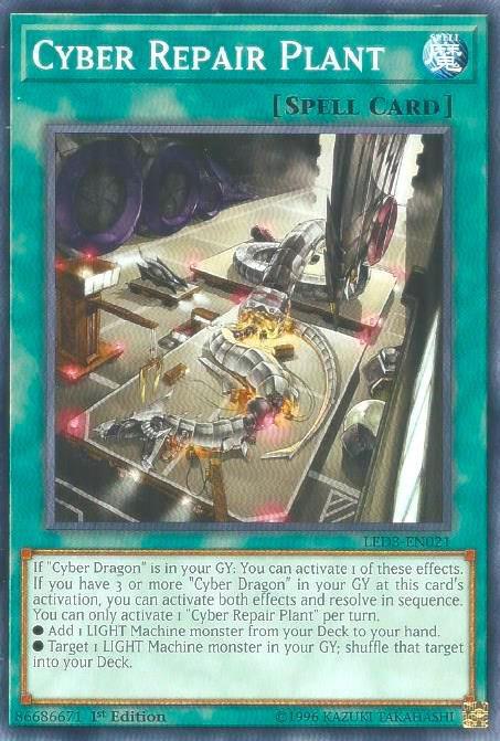 Cyber Repair Plant LED3-EN021 card from Legendary Duelists: White Dragon Abyss