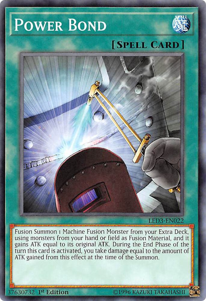 Power Bond LED3-EN022 card from Legendary Duelists: White Dragon Abyss