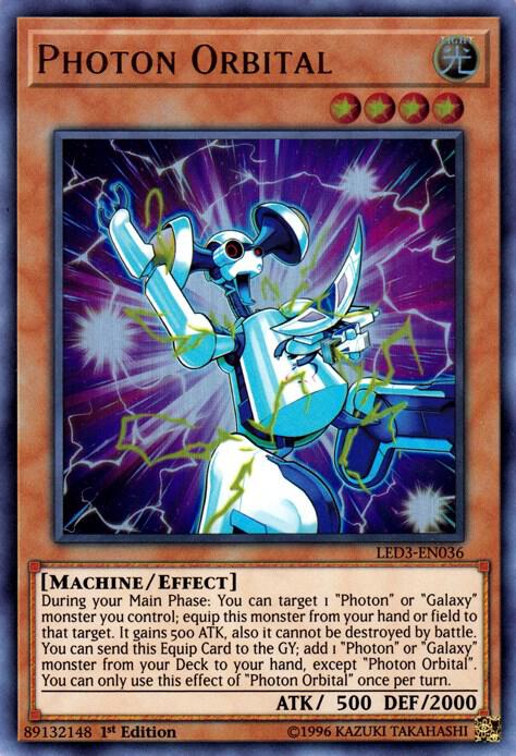 Photon Orbital LED3-EN036 card from Legendary Duelists: White Dragon Abyss