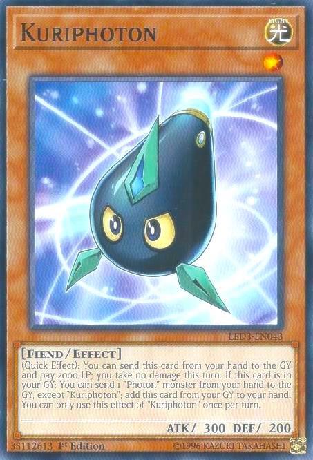 Kuriphoton LED3-EN043 card from Legendary Duelists: White Dragon Abyss
