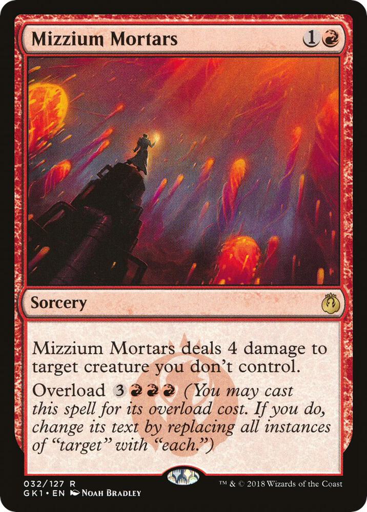 Mizzium Mortars 32 card from Guilds of Ravnica: Guild Kits
