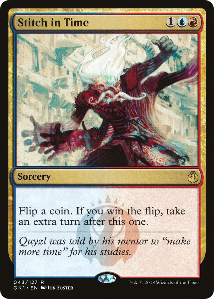 Stitch in Time 43 card from Guilds of Ravnica: Guild Kits