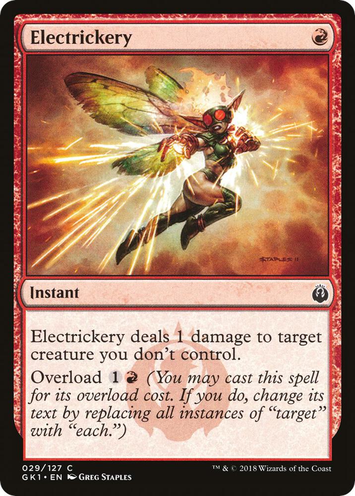 Electrickery 29 card from Guilds of Ravnica: Guild Kits