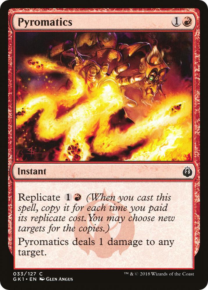 Pyromatics 33 card from Guilds of Ravnica: Guild Kits