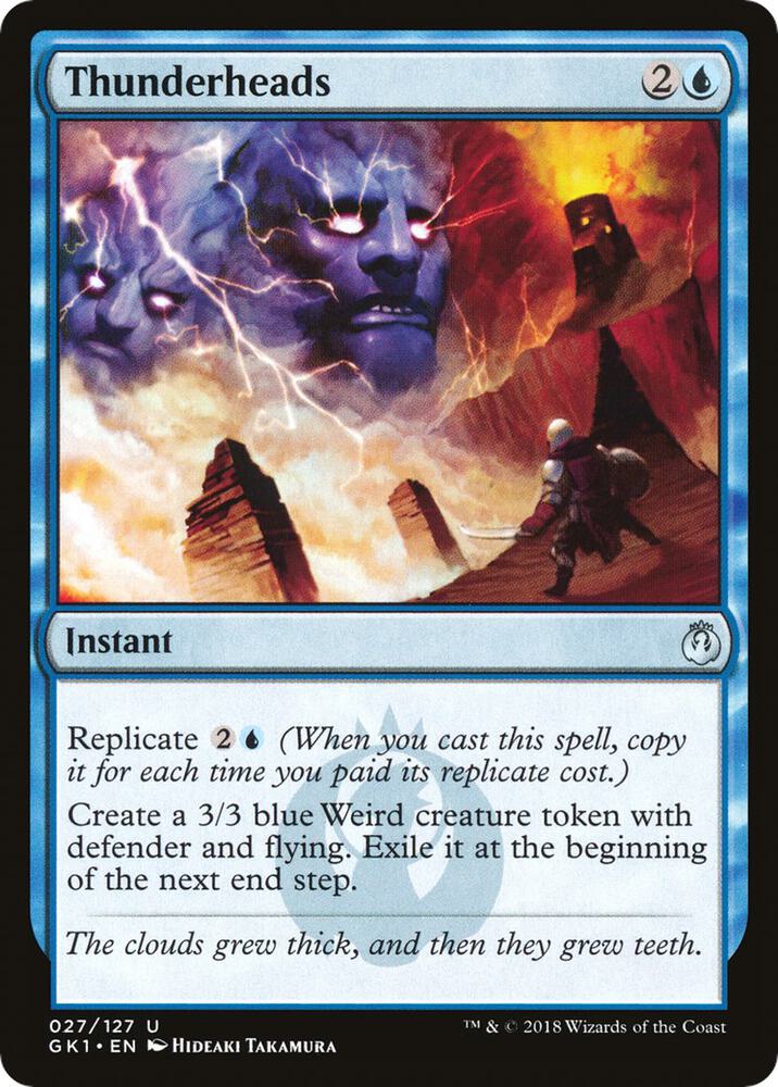 Thunderheads 27 card from Guilds of Ravnica: Guild Kits
