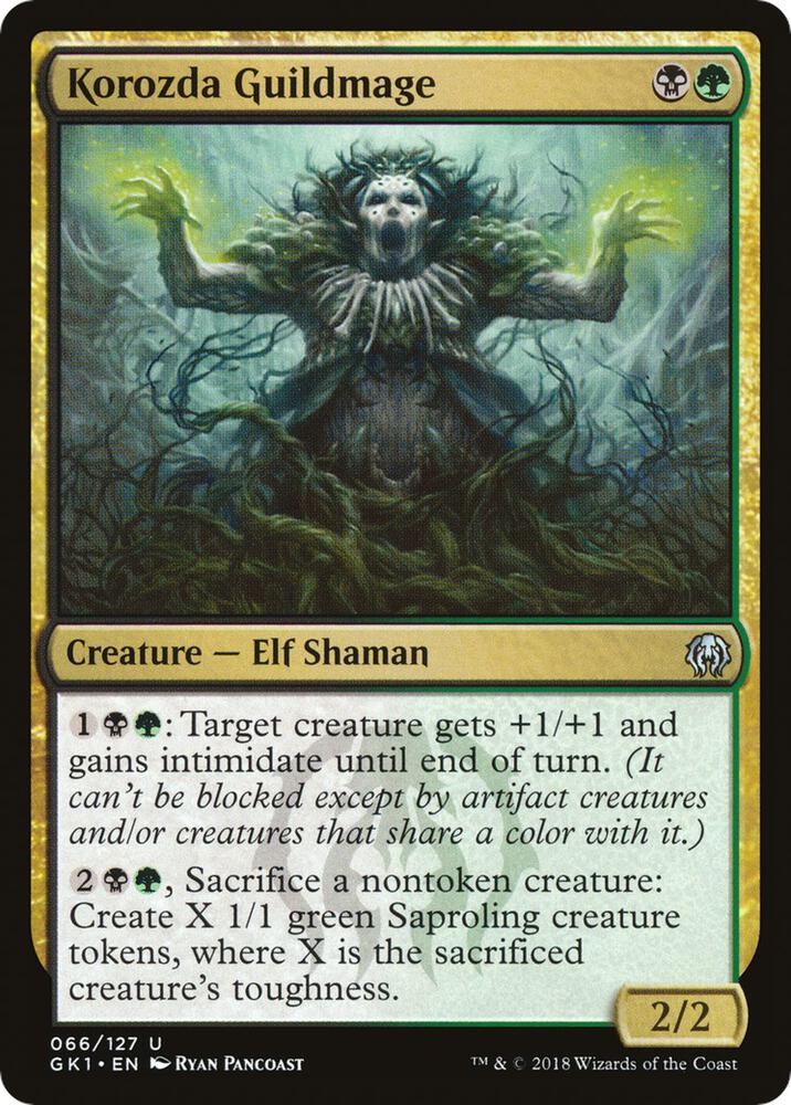 Korozda Guildmage 66 card from Guilds of Ravnica: Guild Kits