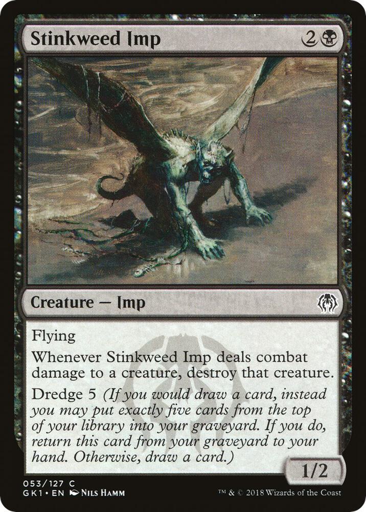 Stinkweed Imp 53 card from Guilds of Ravnica: Guild Kits