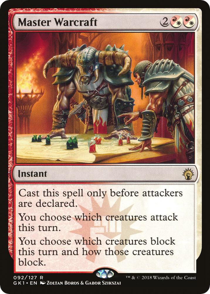 Master Warcraft 92 card from Guilds of Ravnica: Guild Kits