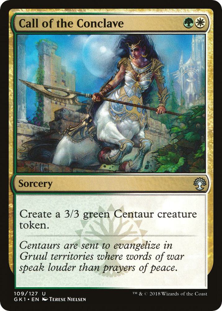 Call of the Conclave 109 card from Guilds of Ravnica: Guild Kits