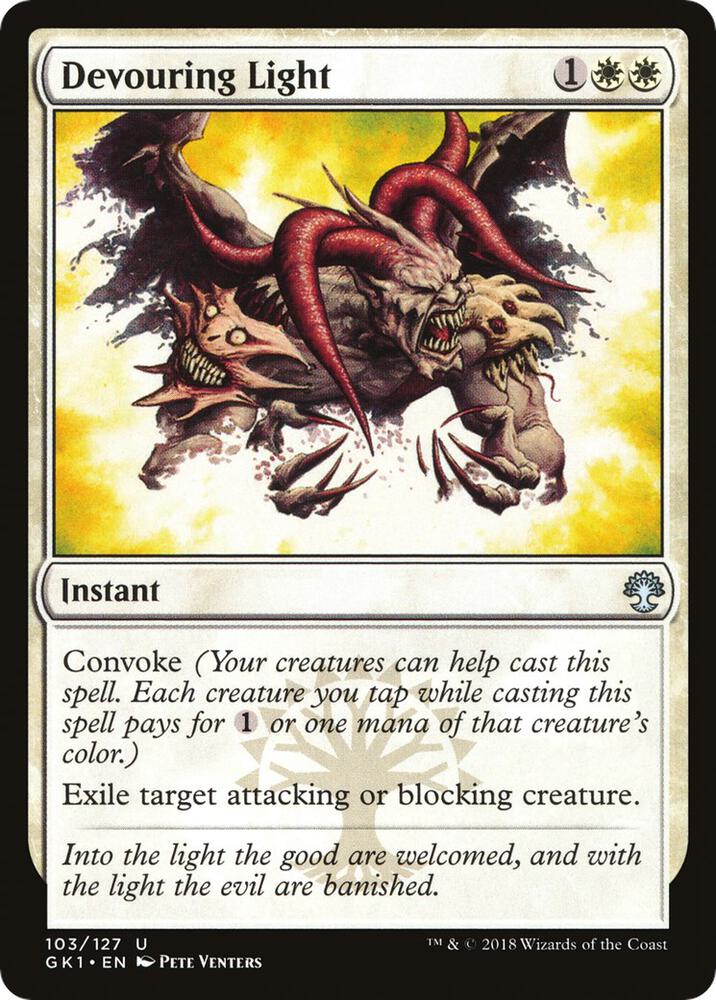 Devouring Light 103 card from Guilds of Ravnica: Guild Kits