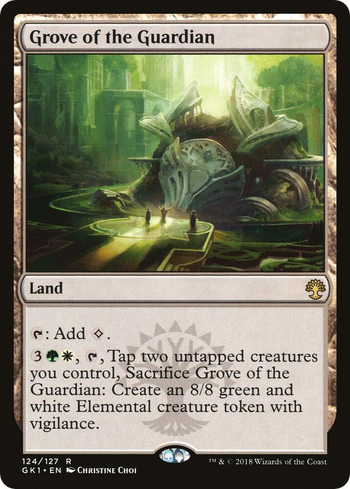 Grove of the Guardian 124 card from Guilds of Ravnica: Guild Kits