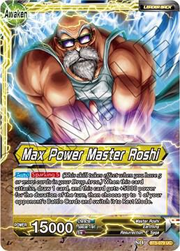 Master Roshi // Max Power Master Roshi BT5-079 card from Miraculous Revival