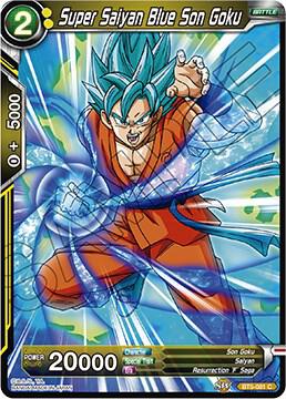 Super Saiyan Blue Son Goku BT5-081 card from Miraculous Revival