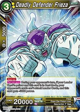 Deadly Defender Frieza BT5-092 card from Miraculous Revival