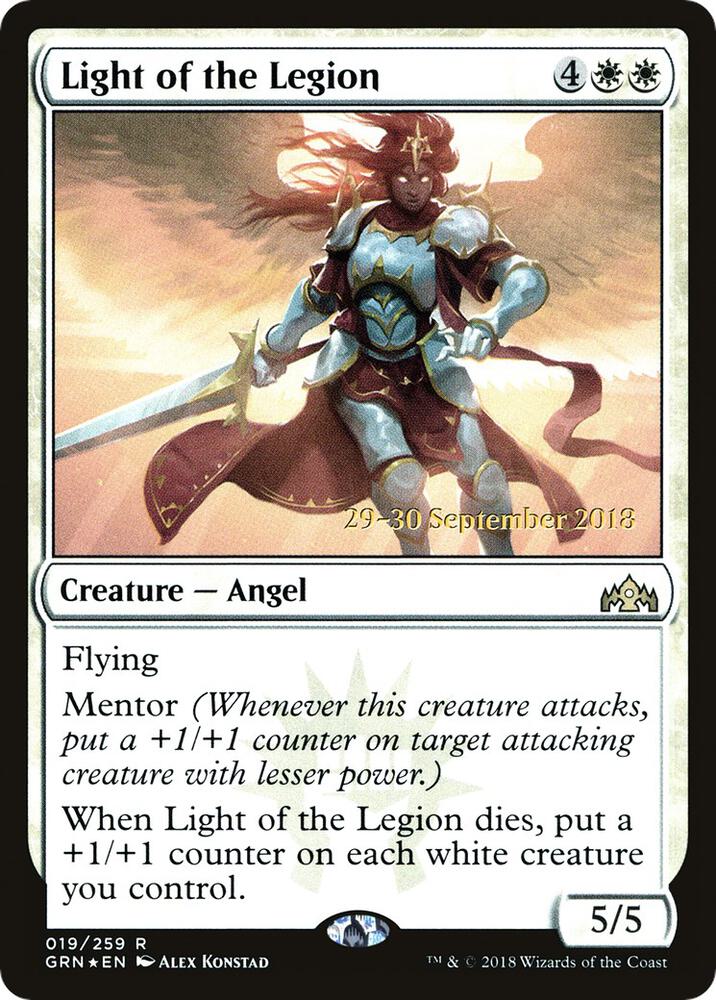 Light of the Legion 19 card from Prerelease Cards