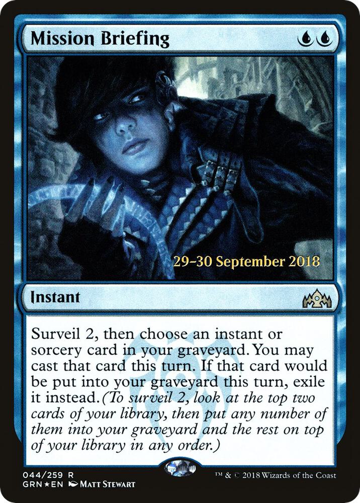 Mission Briefing 44 card from Prerelease Cards
