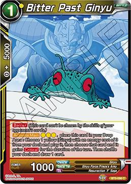 Bitter Past Ginyu BT5-096 card from Miraculous Revival
