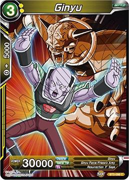 Ginyu BT5-098 card from Miraculous Revival
