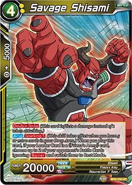 Savage Shisami BT5-100 card from Miraculous Revival