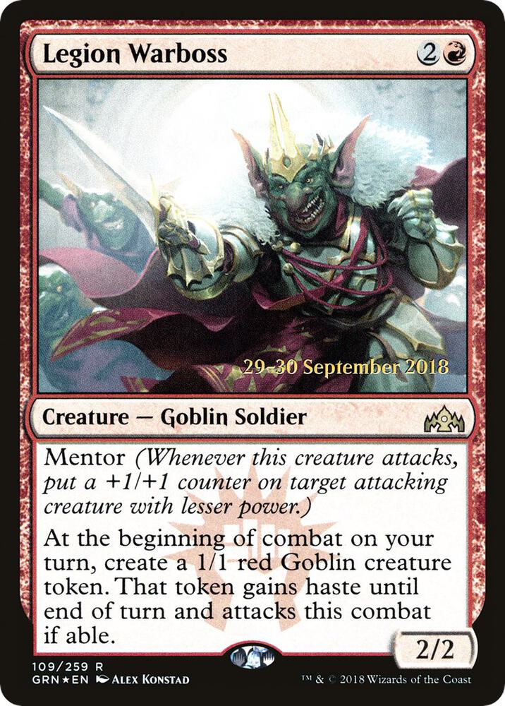 Legion Warboss 109 card from Prerelease Cards