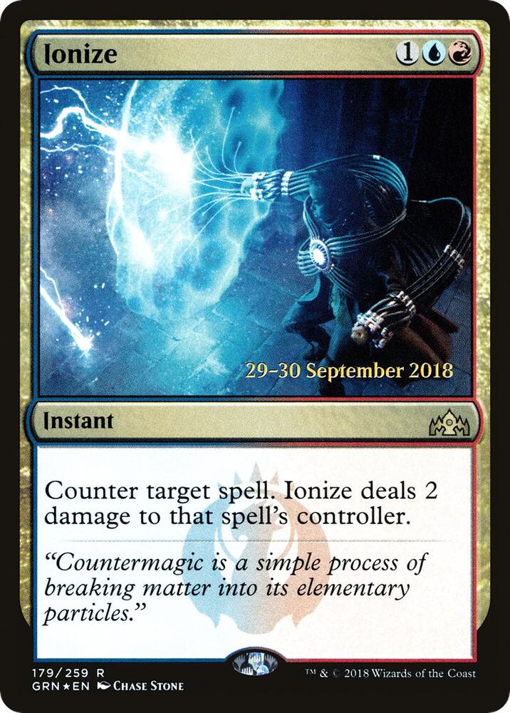 Ionize 179 card from Prerelease Cards