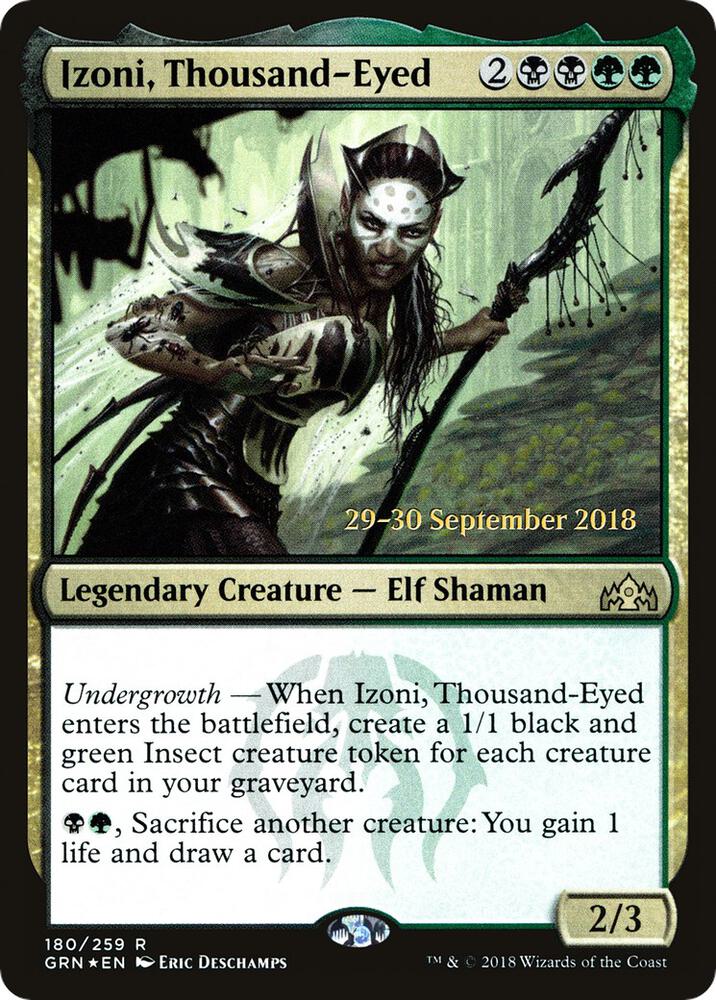 Izoni, Thousand-Eyed 180 card from Prerelease Cards