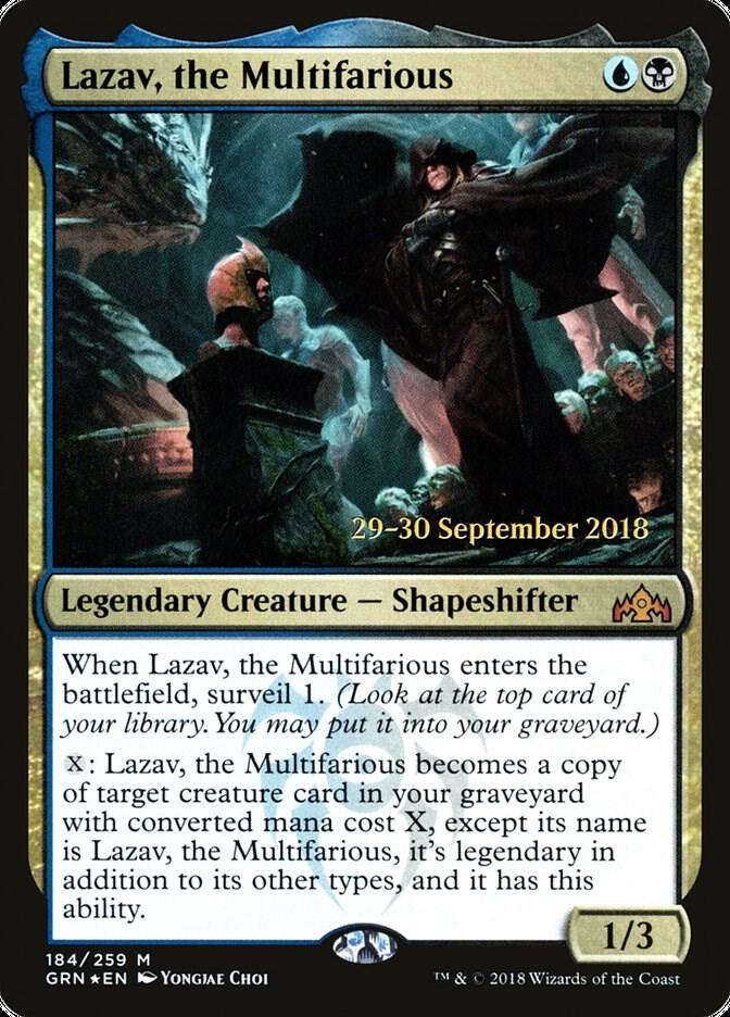 Lazav, the Multifarious 184 card from Prerelease Cards