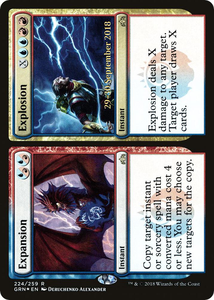 Expansion // Explosion 224 card from Prerelease Cards
