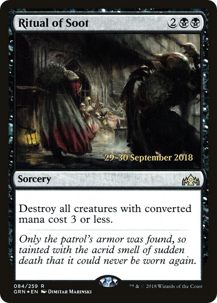 Ritual of Soot 84 card from Prerelease Cards