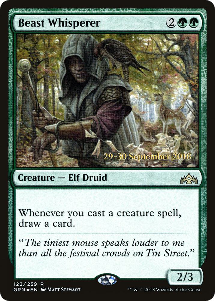 Beast Whisperer 123 card from Prerelease Cards