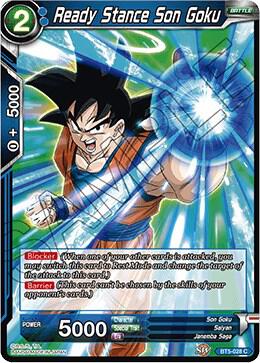 Ready Stance Son Goku BT5-028 card from Miraculous Revival