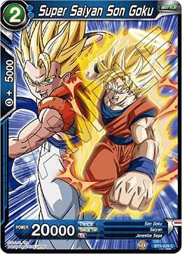 Super Saiyan Son Goku (Blue) BT5-029 card from Miraculous Revival