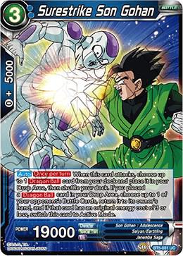 Surestrike Son Gohan BT5-031 card from Miraculous Revival