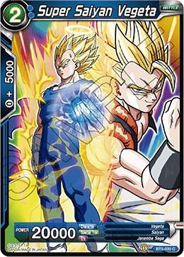 Super Saiyan Vegeta BT5-035 card from Miraculous Revival