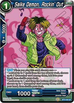 Saike Demon, Rockin' Out BT5-046 card from Miraculous Revival
