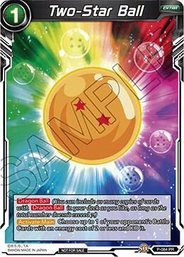 Two-Star Ball P-084 card from Promotion Cards