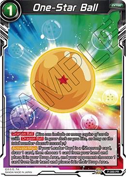 One-Star Ball P-089 card from Promotion Cards