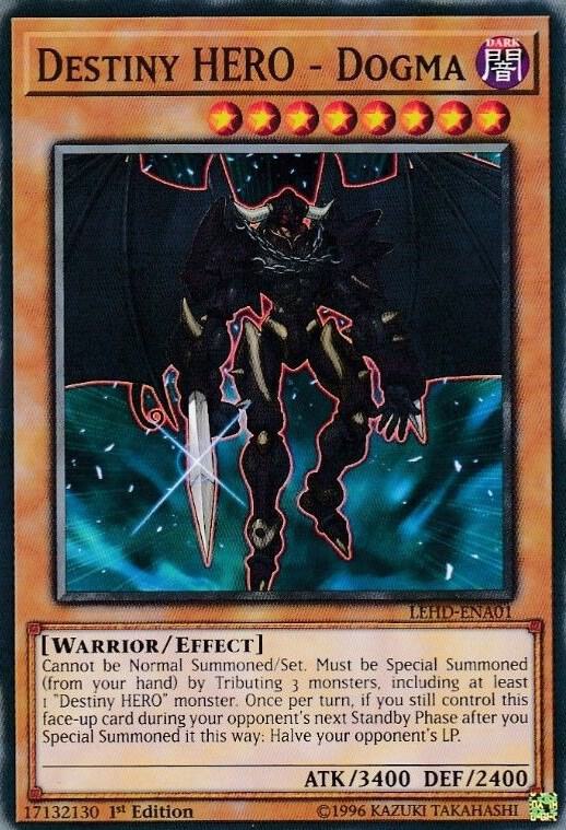 Destiny HERO - Dogma LEHD-ENA01 card from Legendary Hero Decks