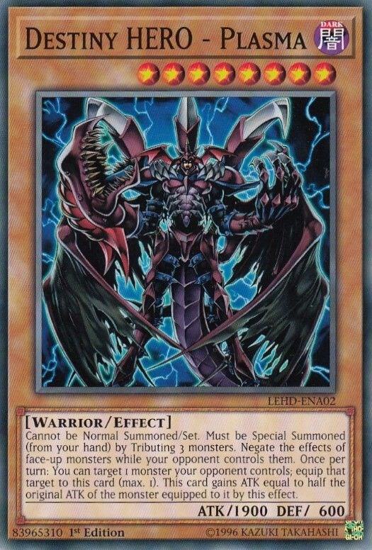 Destiny HERO - Plasma LEHD-ENA02 card from Legendary Hero Decks