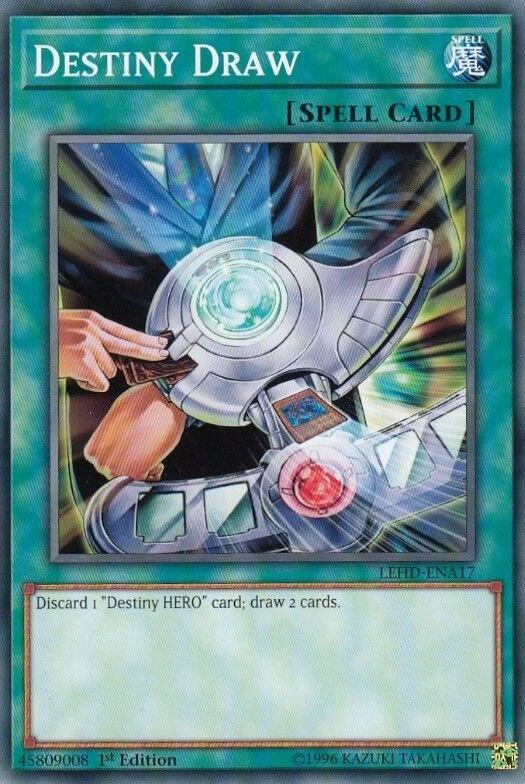 Destiny Draw LEHD-ENA17 card from Legendary Hero Decks