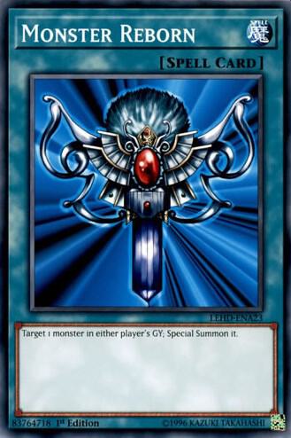 Monster Reborn (A) LEHD-ENA23 card from Legendary Hero Decks