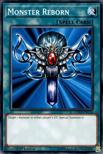 Monster Reborn (C) LEHD-ENC16 card from Legendary Hero Decks