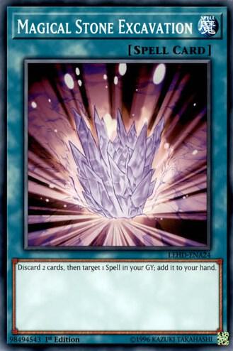 Magical Stone Excavation LEHD-ENA24 card from Legendary Hero Decks