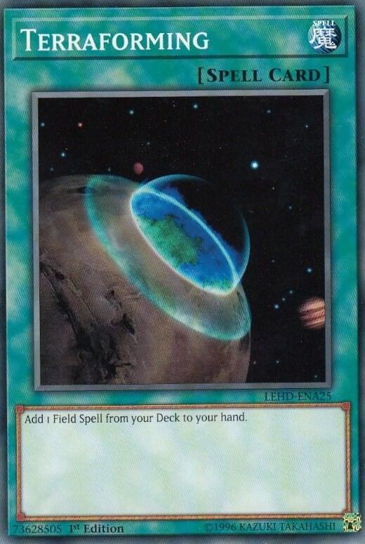 Terraforming LEHD-ENA25 card from Legendary Hero Decks