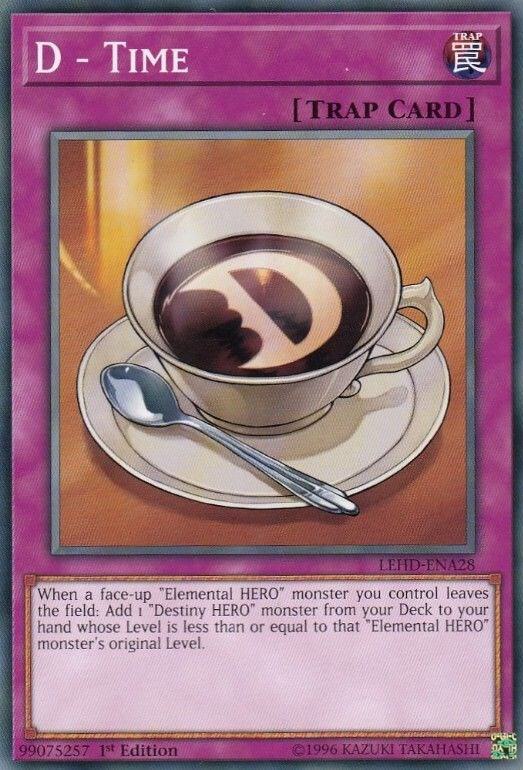D - Time LEHD-ENA28 card from Legendary Hero Decks