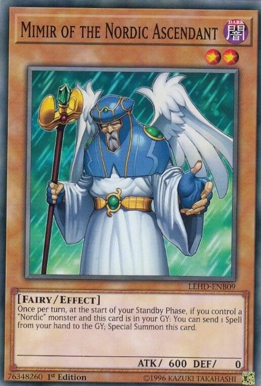 Mimir of the Nordic Ascendant LEHD-ENB09 card from Legendary Hero Decks