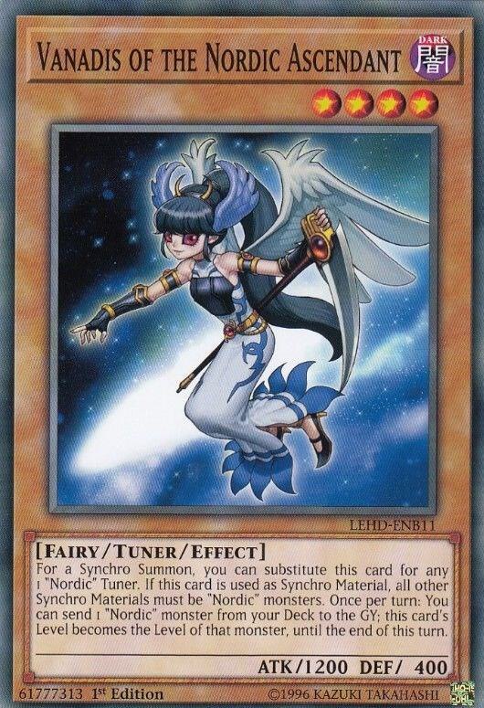 Vanadis of the Nordic Ascendant LEHD-ENB11 card from Legendary Hero Decks