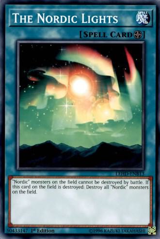 The Nordic Lights LEHD-ENB13 card from Legendary Hero Decks