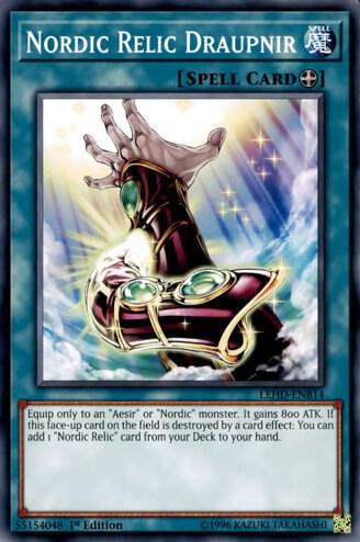 Nordic Relic Draupnir LEHD-ENB14 card from Legendary Hero Decks
