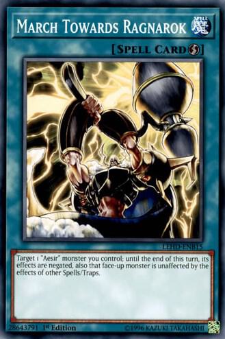 March Towards Ragnarok LEHD-ENB15 card from Legendary Hero Decks